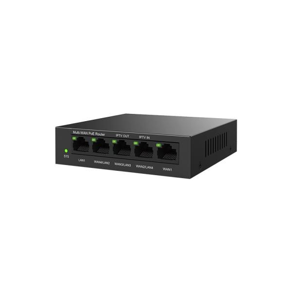 G0-5G-PoE Cinq ports Gigabit PoE alimentation AP gestion intégré routeur d'entreprise AC4WAN plus quatre ports support POE