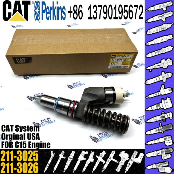 Injetor de combustível das peças de motor diesel C15 253-0615 176-1144 118-8700 211-3025