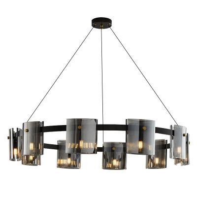 AC240V High Gloss Decorative Lamps Glass Modern Pendant Light ODM