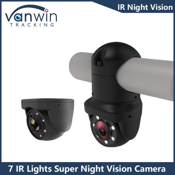 IP69K Full HD de visión nocturna de la cámara de domo de coche modelo privado 7 luces IR de la cámara de coche para el autobús Turck