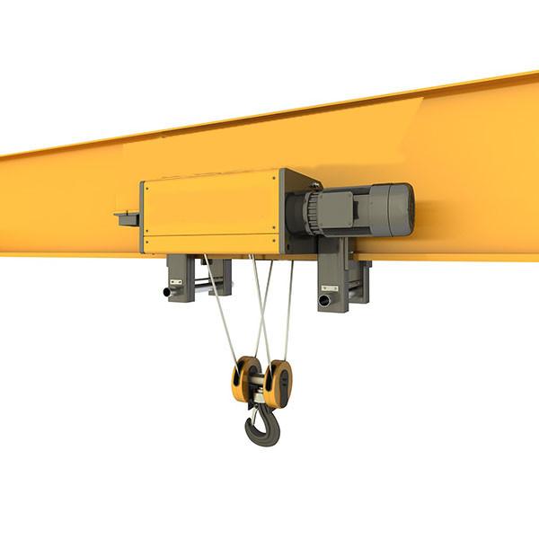 1-32ton single girder overhead crane with wire rope electric hoist