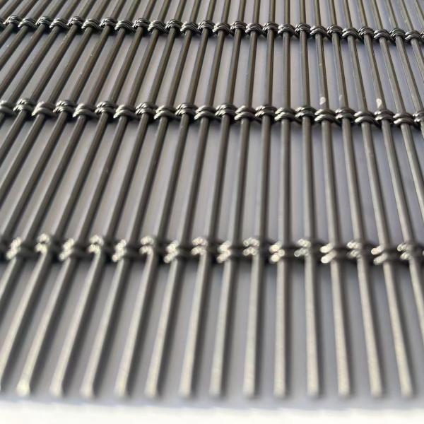 Aluminum Decorative Wire Mesh for Facade and Partition 3mm Thickness