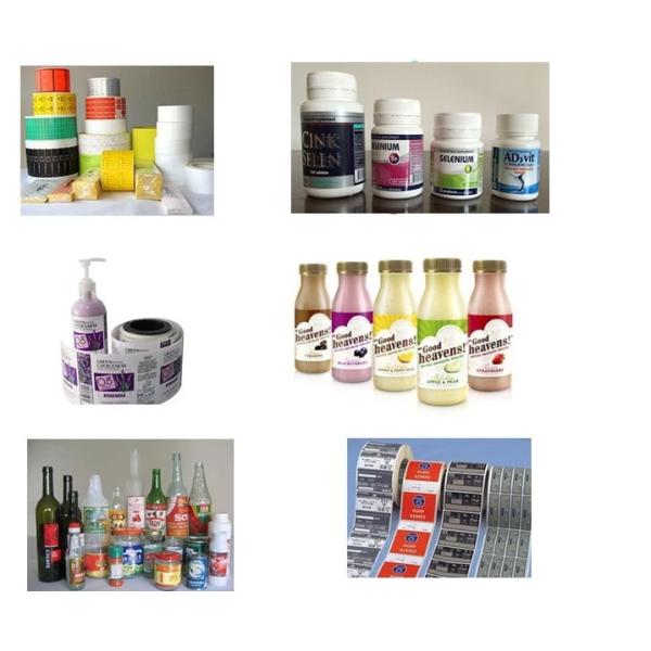 Desktop Adhesive Sticker Semi Automatic Bottle Label Applicator Pneumatic Type