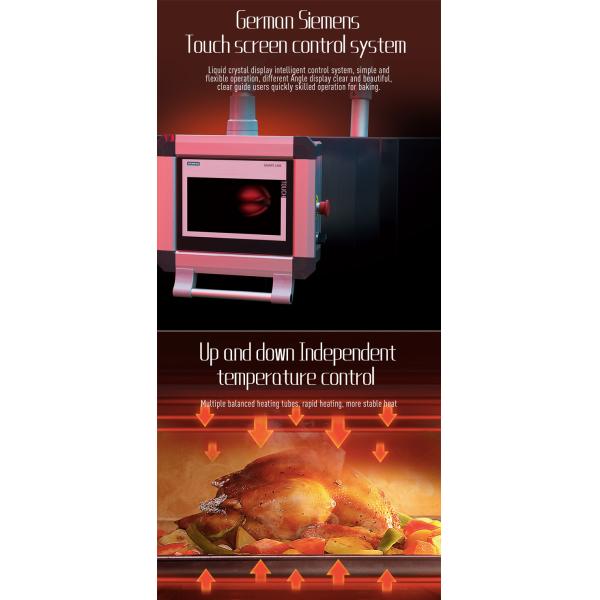 Commercial Baking Combined 4 Plate Convection Electric Oven