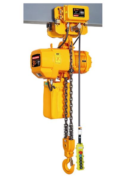 5 Ton Electric Chain Hoist With Trolley 24v / 36v , Electric Lifting Hoist