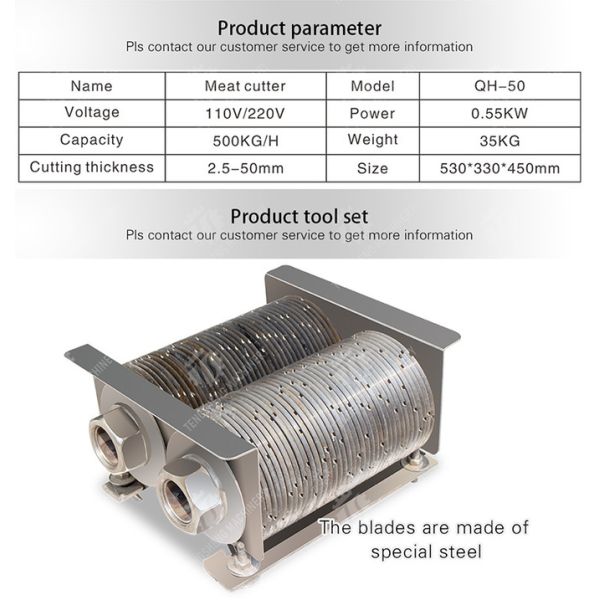Куриная грудка Offal свинины машины обработки мяса Offal говядины 0.55KW