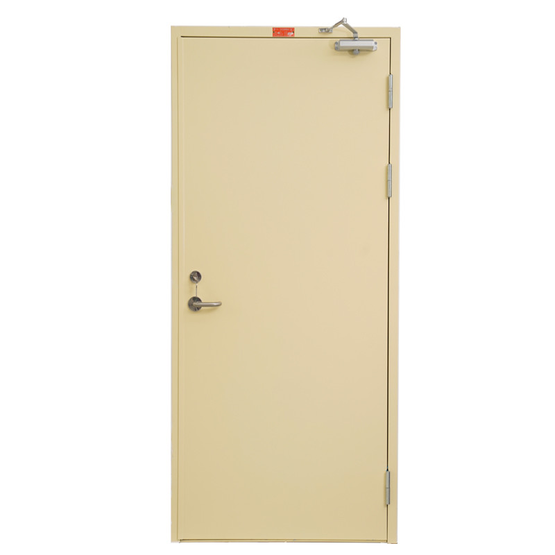 UL Canada America UK Standard Hotel Fire-proof Door Fire Rated Entrance Door Stainless Steel Fire Door with Smart Lock