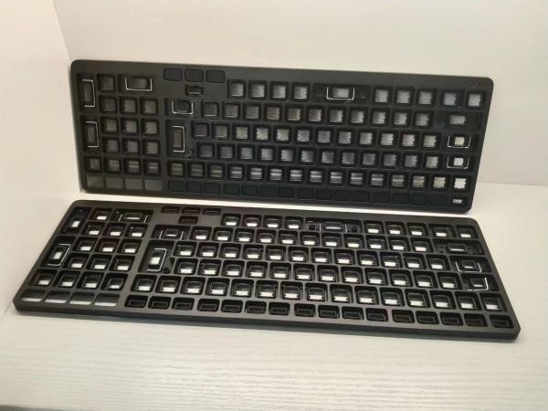 Rectangular Injection Molded Plastic Keysets Cover Enclosure High Precision
