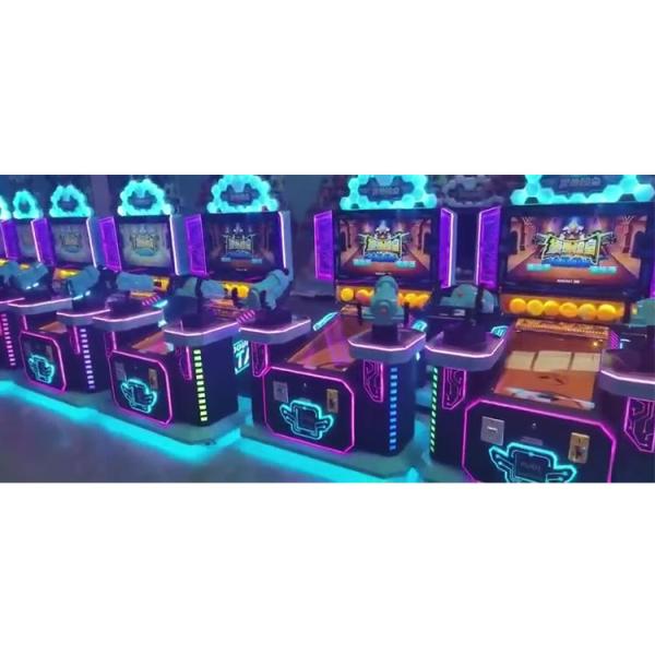 Crianças Pusher Arcade Shooting Gun máquina de jogo adequado para idades 8 anos Todos os tipos de plugue