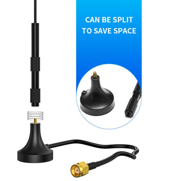 Roteador de base magnética exterior Mimo 2g 3g 5g GSM 4g Antenna com 50 OHM Impendência de entrada