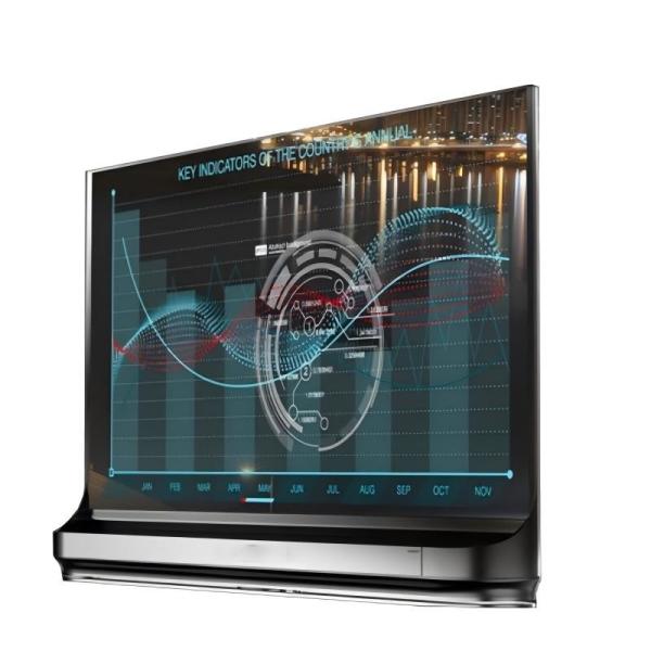 55 Inch Transparent TV OLED Dispaly 1920*1080 Color Customizable for Advertising Showcase
