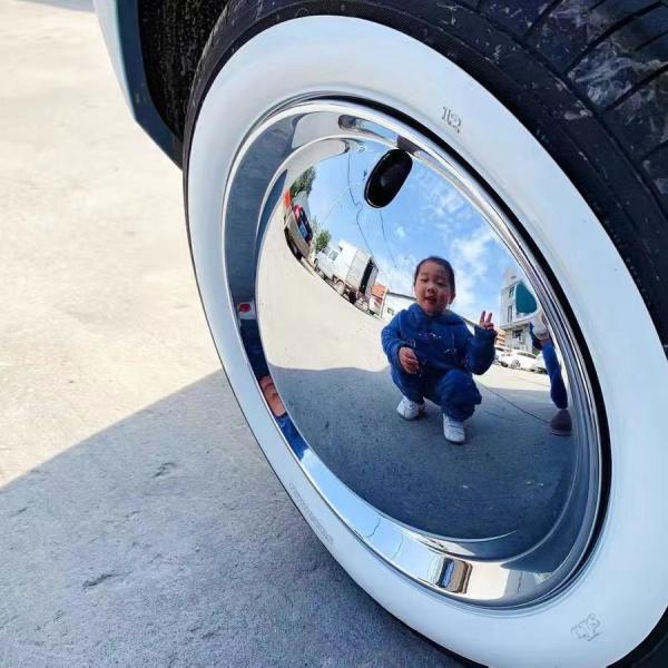 Upgrade Your 12-17 Inch Forgefit Tri Clamp Gasret Inserts with White Sidewall Tires
