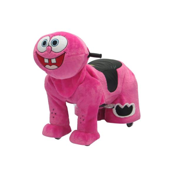 Manufacturers wholesale plush electric toy car / stuffed animal toy car / playground rides