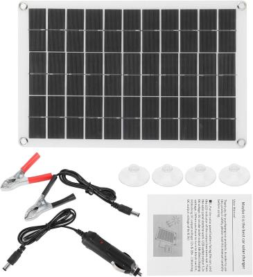 Lightweight Portable Solar Panel Monocrystalline Cell 100W 12/24V USB Output