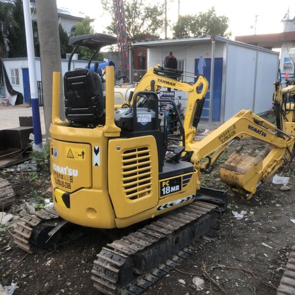 Mini Used Excavator Equipment Komatsu PC18 PC18MR PC18MR-3 1.8 Ton Micro Trencher Hole Machine Digger