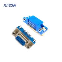 Conector fêmea D-secundário do PWB do ângulo direito de 15 conectores de Pin Hight Density