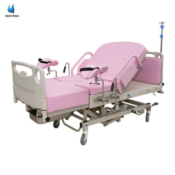 Manual Hospital Delivery Bed Baby Birth Recovery Hydraulic Controlled Height Adjustment