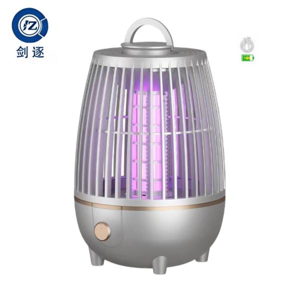 USB Rechargeable Bug Zapper Lamp With High Voltage 2700V Newest Design Cleaning Brush And Li Battery