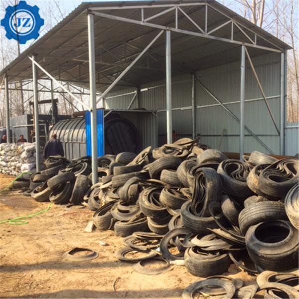 10ton 10T usados cansan el reciclaje del neumático de la basura de la máquina a la planta de gasolina y aceite de la pirolisis
