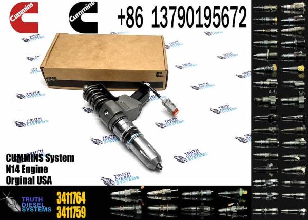 En el caso de los motores N14 de Cummins, el conjunto del inyector de combustible original 3411767