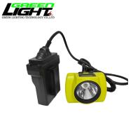 IP68 résistant à l'eau 530Lum Led Coal Miners Head Lamp avec écran OLED et grand point d'éclairage