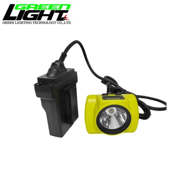 IP68 Water-Proof 530Lum LED Coal Miners Head Lamp with OLED Screen and Big Lighting Spot