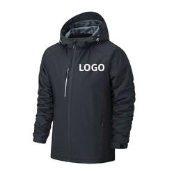 Men's Hiking Breathable Jacket Men's Wholesale LightweiLightweight Windbreaker Windproof With Hooded Customized LOGO OEM Service