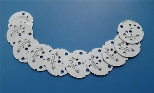 LED Aluminum Metal Core PCB 2W / MK for Led Bulb Light with 1 oz white color