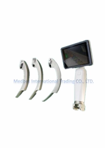 electronic digital portable reusable rigid/fiber laryngoscope infant/adult