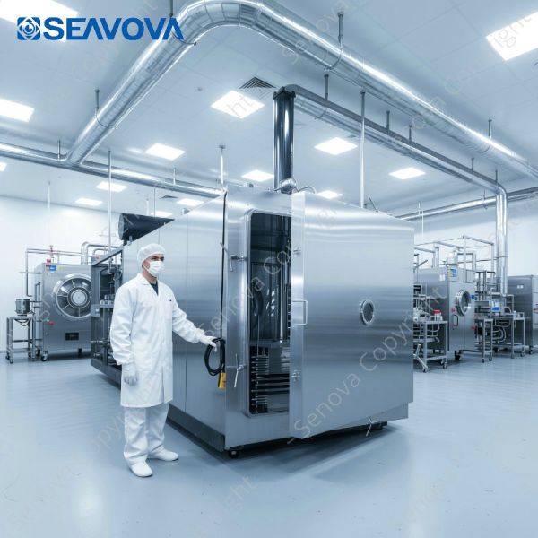 40m2 Area Pharmaceutical Freeze Dryer For Probiotic , Pharmacy