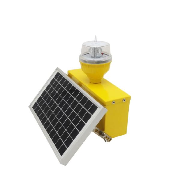 UV Protected Polycarbonate IP65 Waterproof Low Intensity L810 Solar Obstacle Aviation Obstruction Light with 100,000 Hours Lifespan