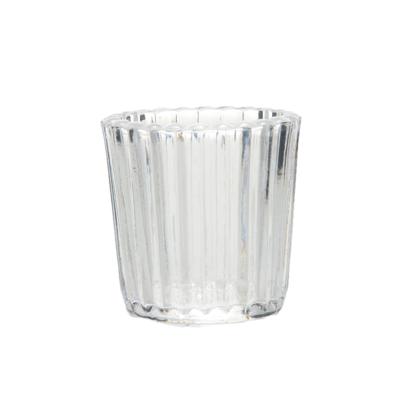 80ML Tealight Glass Votive Candlestick Holders para Central de Mesa de Casamento