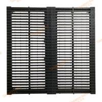 Exposição de diodo emissor de luz transparente Mesh Screen Waterproof de 15,6 x de 31.25mm Front Maintenance 12000Nits
