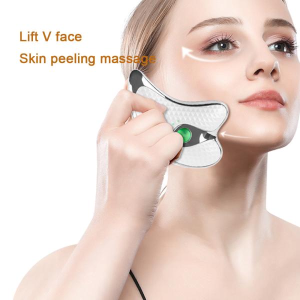 Dispositif facial de beauté de vibration portative Gua électrique Sha pour le r