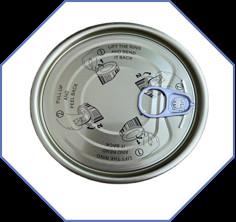 Food Can Packing and Packaging Tinplate Can Lids with Logo Printing