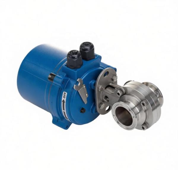 ETRANY High Temperature Small Torque LQ Actuator Attached Clamp Wafer Butterfly Valve 4 Inch Quick Open/Close Valve Parts IP67