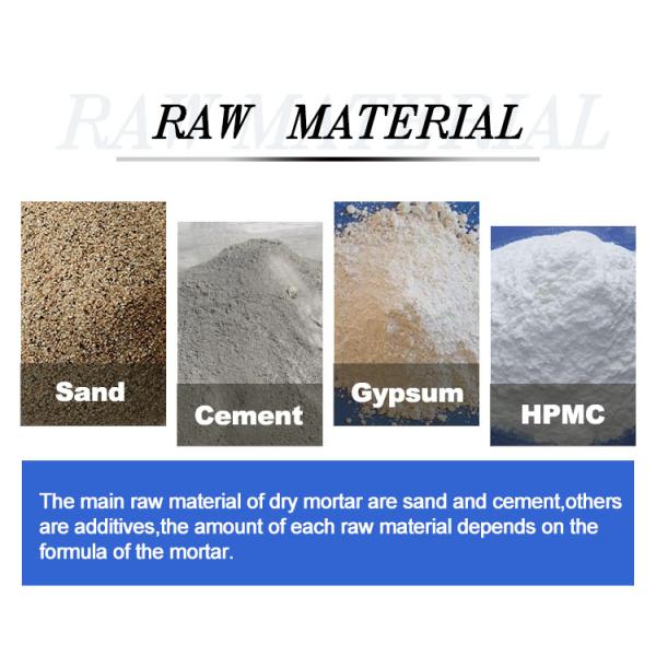 Энергосберегающий прилипатель керамической плитки замазки стены цемента завода сухой смеси делая машину