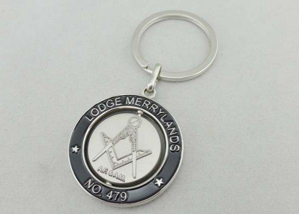 Lodge Merry Lands Spinning Promotional Keychain With Soft Enamel And  Nickel Plating