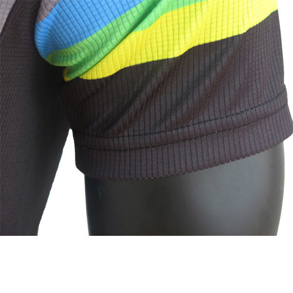 Light Weight Cycling Sports Wear Sublimation Printing Grey Color