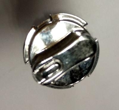 Alumínio de anodização personalizado do CNC da precisão da prata/interruptor girado liga de zinco da torção