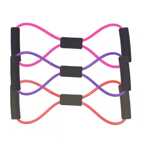 OEM Resistance Exercise Bands Figure 8 Chest Expansion Yoga Pull Rope