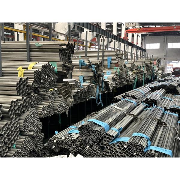 304L 316 Precision Threaded Stainless Steel Pipe 50mm Round Polishing Rose Gold