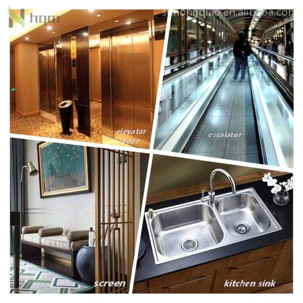 Turkey 304l 0.6mm thick stainless steel  decorative sheets weight