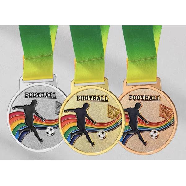3D Zinc Alloy Custom Medals with Die Cast Technique for Sports Awards and Personalized Recognition