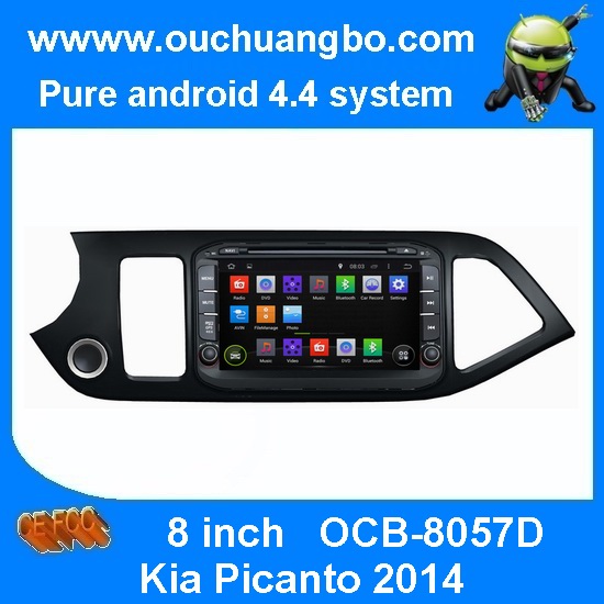 Ouchuangbo Car Stereo DVD Radio Audio for Kia Picanto 2014 GPS Navigation Android 4.4 System OCB-8057D