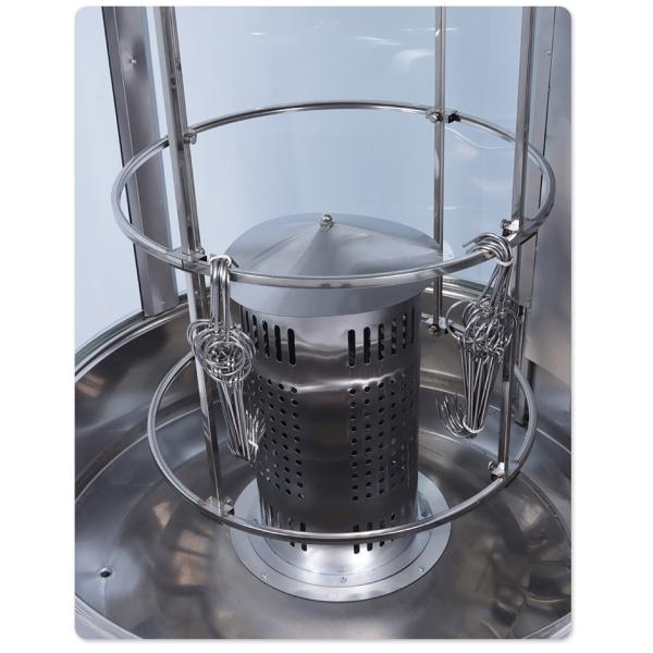 7KW Automatic Electric Heating Charcoal Model 1.3CBM Commercial Oven for Roasted Chicken