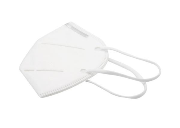 KN95 Particulate Respirator Mask White Color With Adjustable Nose Clip