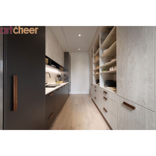 Eco-Friendly Modular Kitchen Cabinet with 3 Years Guarantee and Customized Color for Modern Living