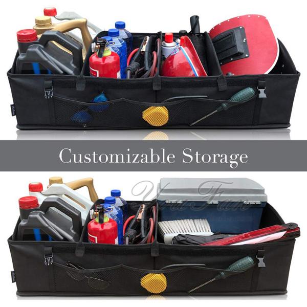 Flexible Cargo Storage Bag Car Organizer Foldable Trunk Organizer