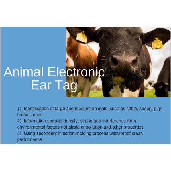 полиуретан бирок уха скотин расстояния 3m читая термопластиковый